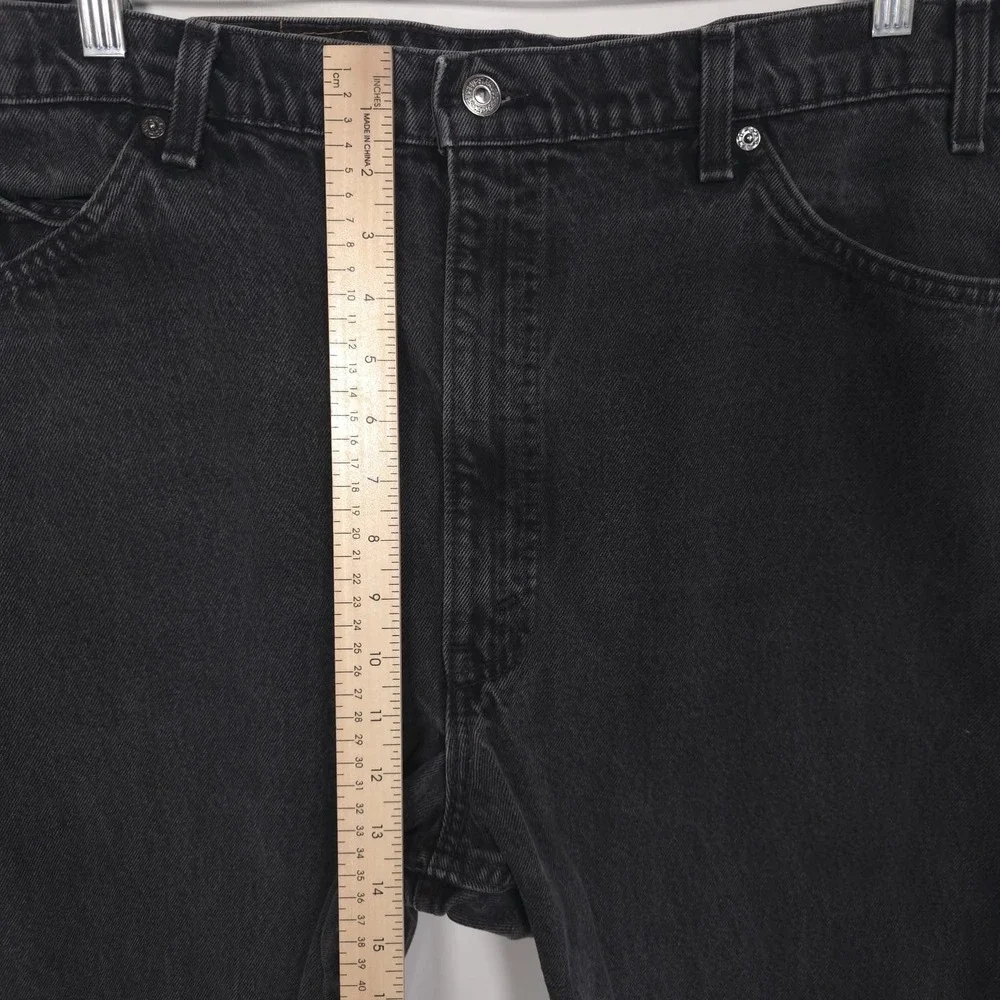 Levi's Vintage Orange Tab‎ 505 Jeans 40x30 Black USA MADE Regular Fit Straight